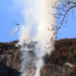 Fighting Wildfire in NC Mountains (photo by wncn)